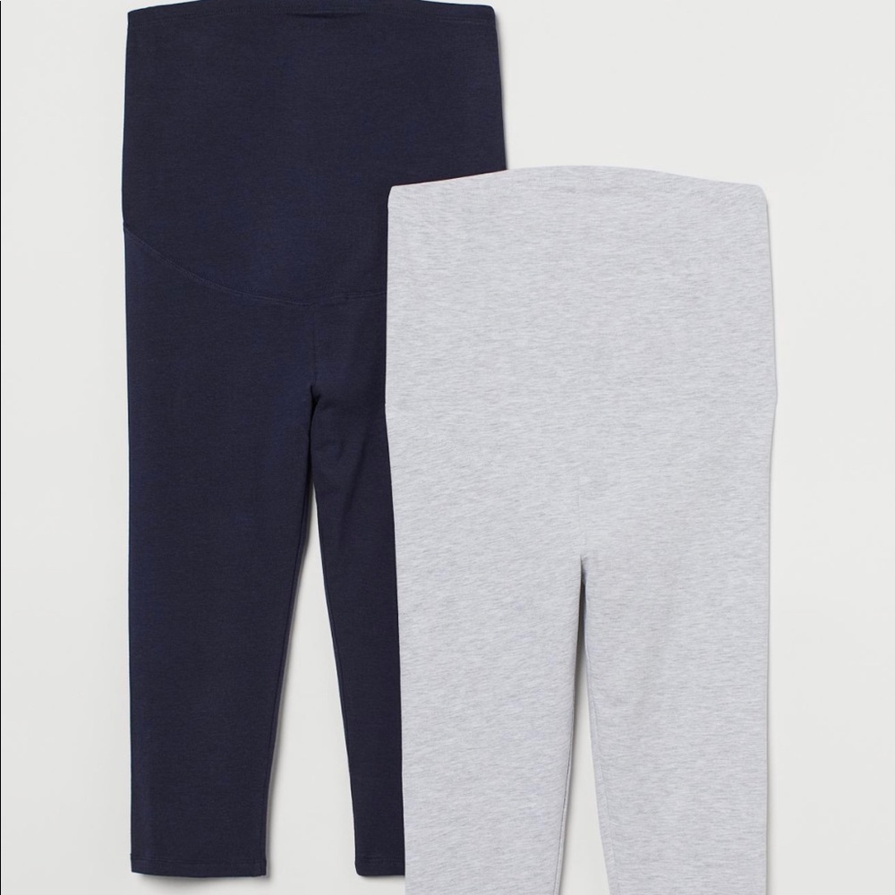 Maternity capris leggings set of 2 - small - H&M